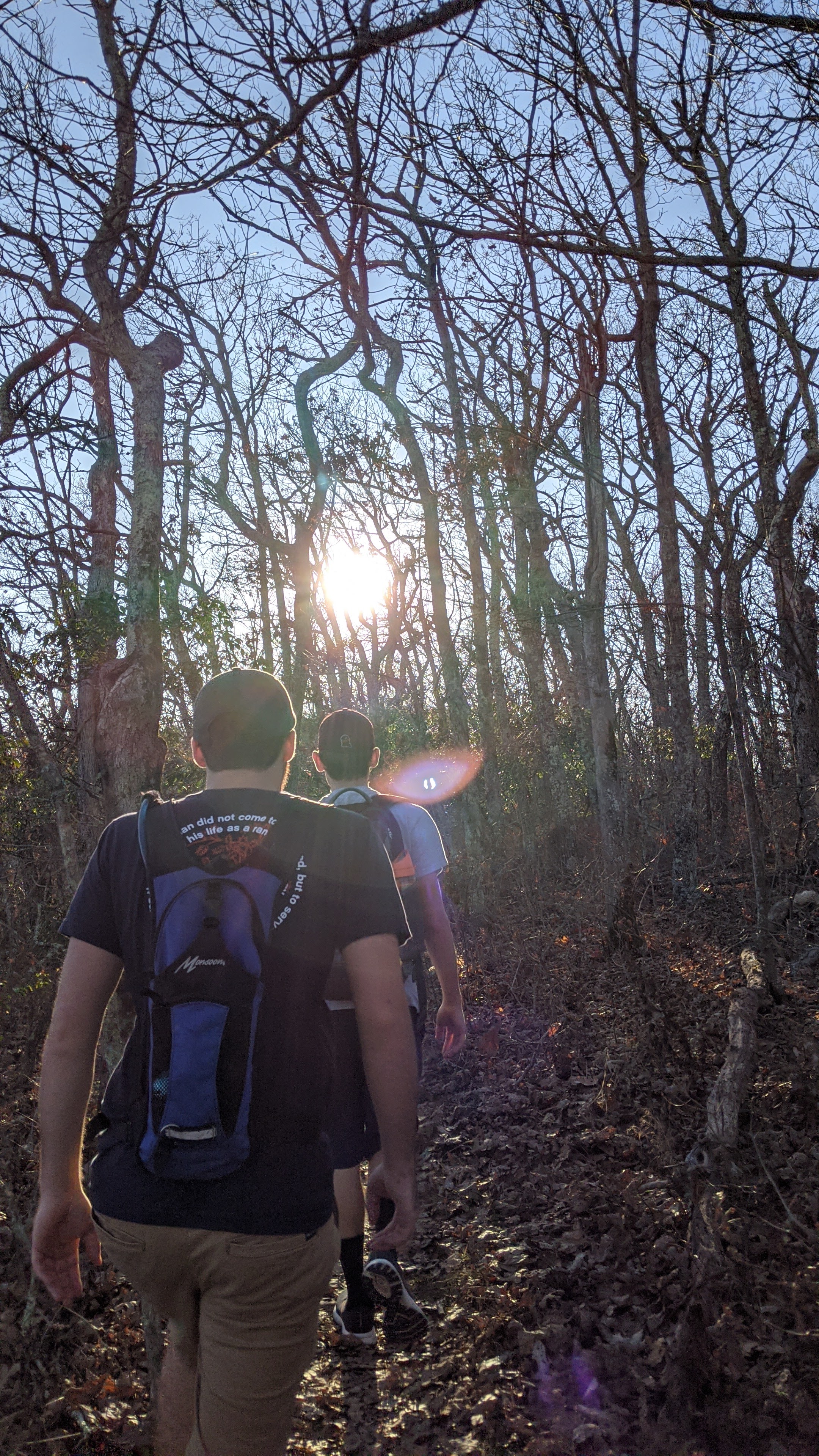 Walking the trail