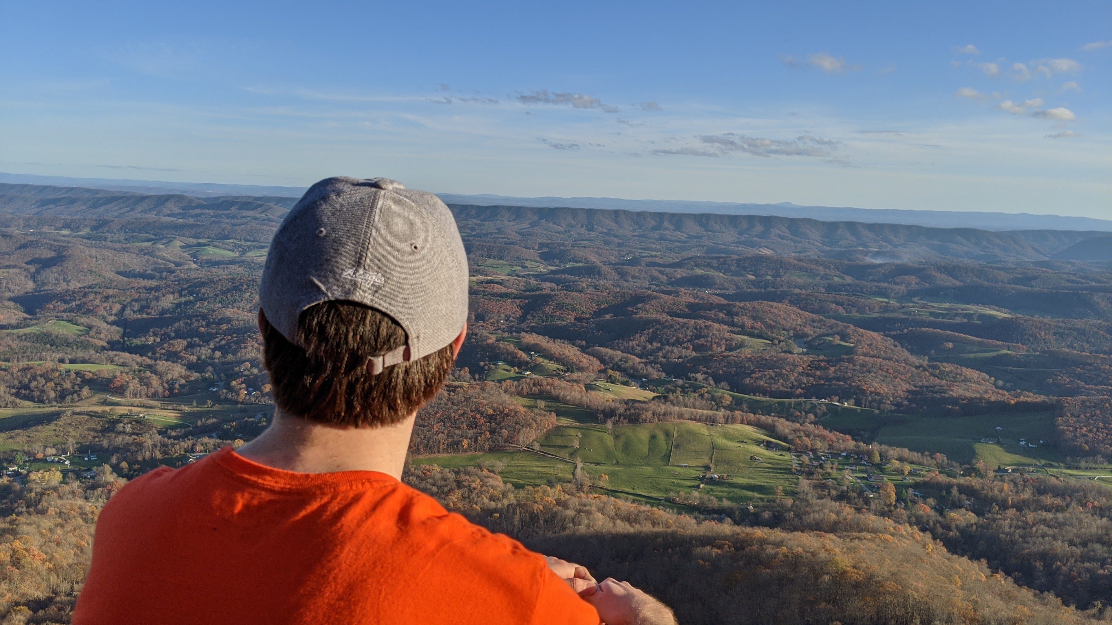 Overlooking the valley