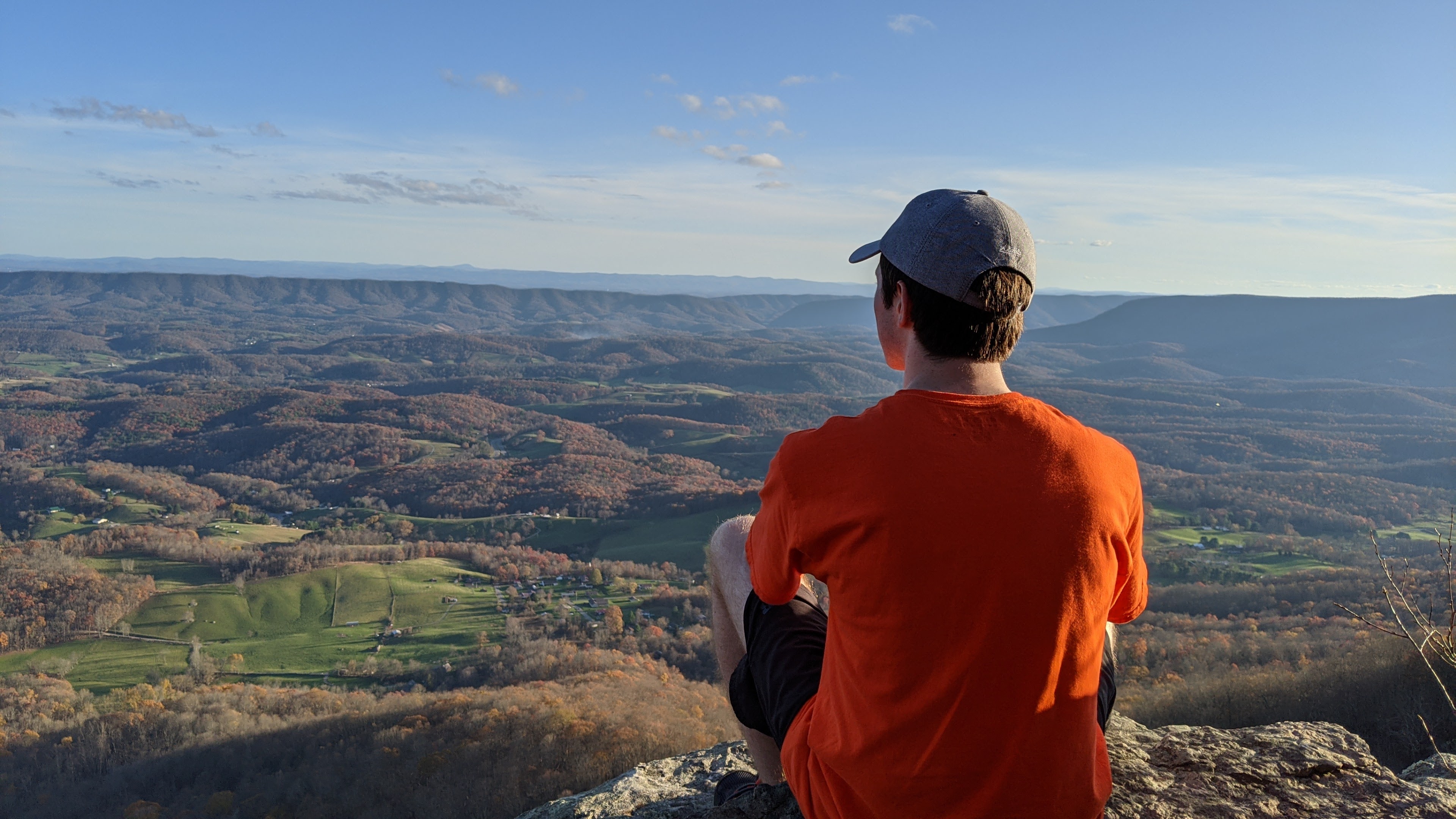Overlooking the valley